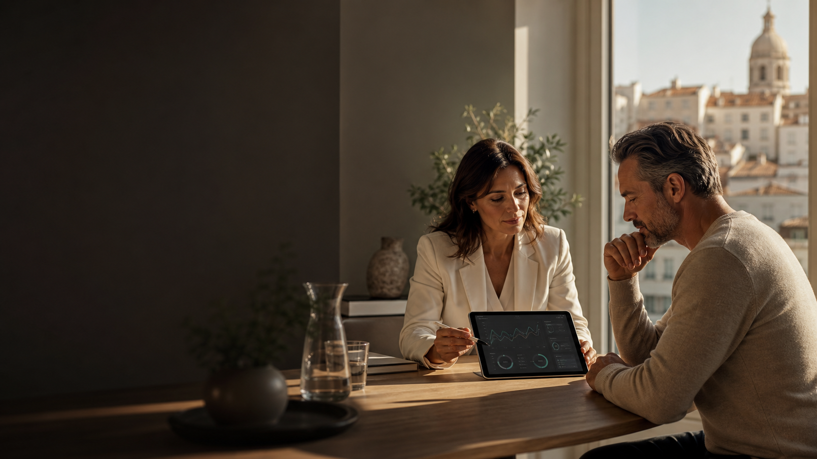Reviewing a healthspan plan with a member